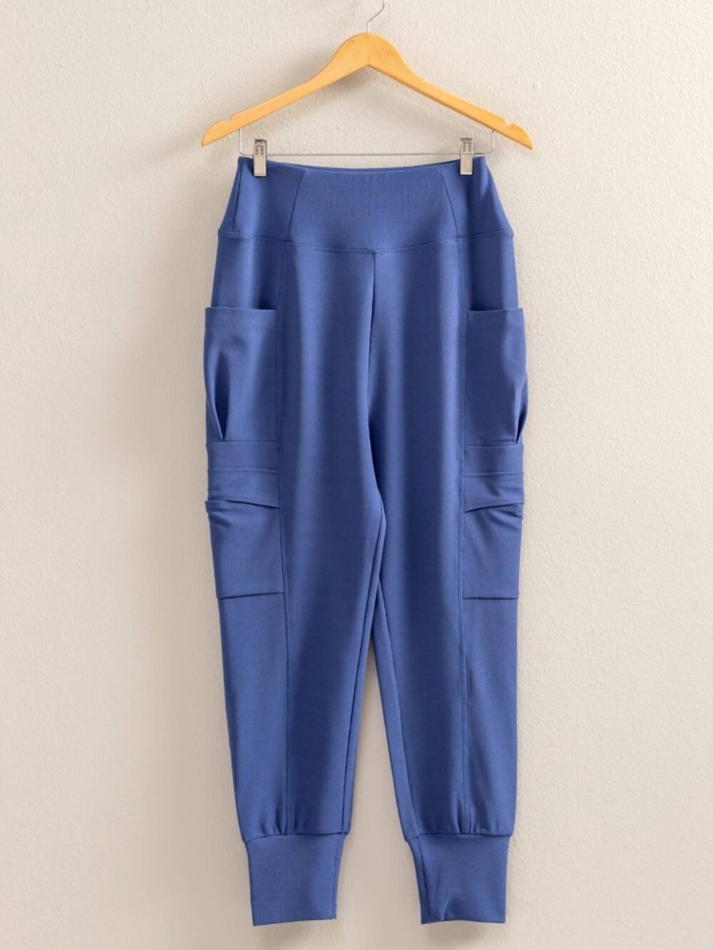 Dusty Indigo Banded Waist Sweatpants